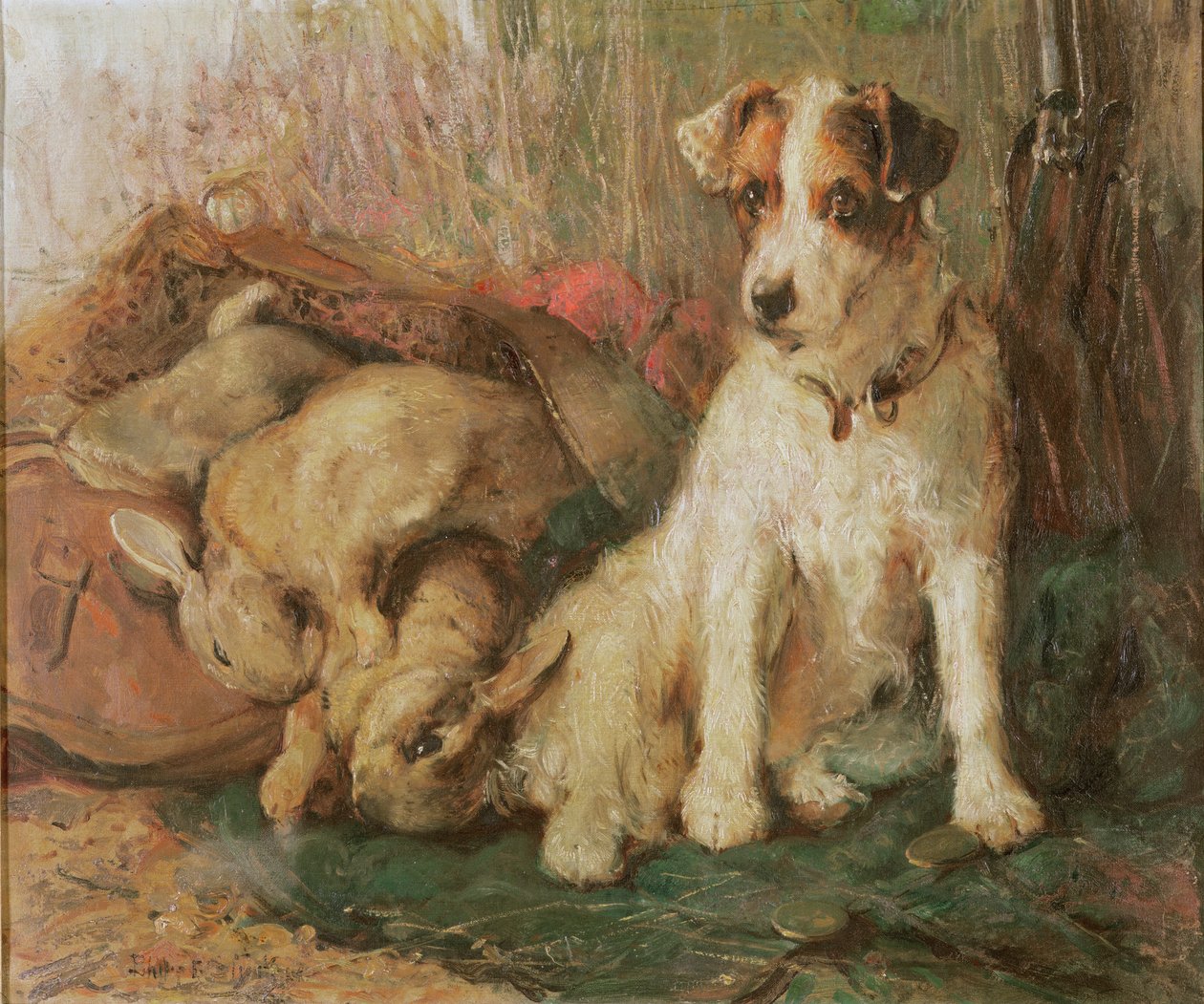 Fox Terrier con la Presa del Día de English School