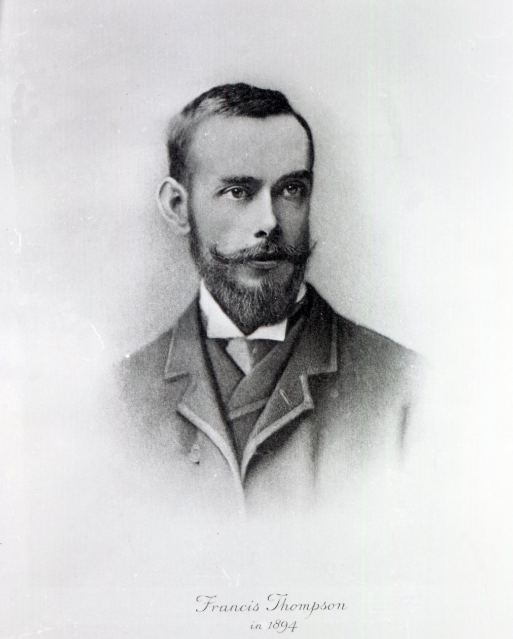 Francis Thompson, grabado por Emery Walker, 1894 de English School