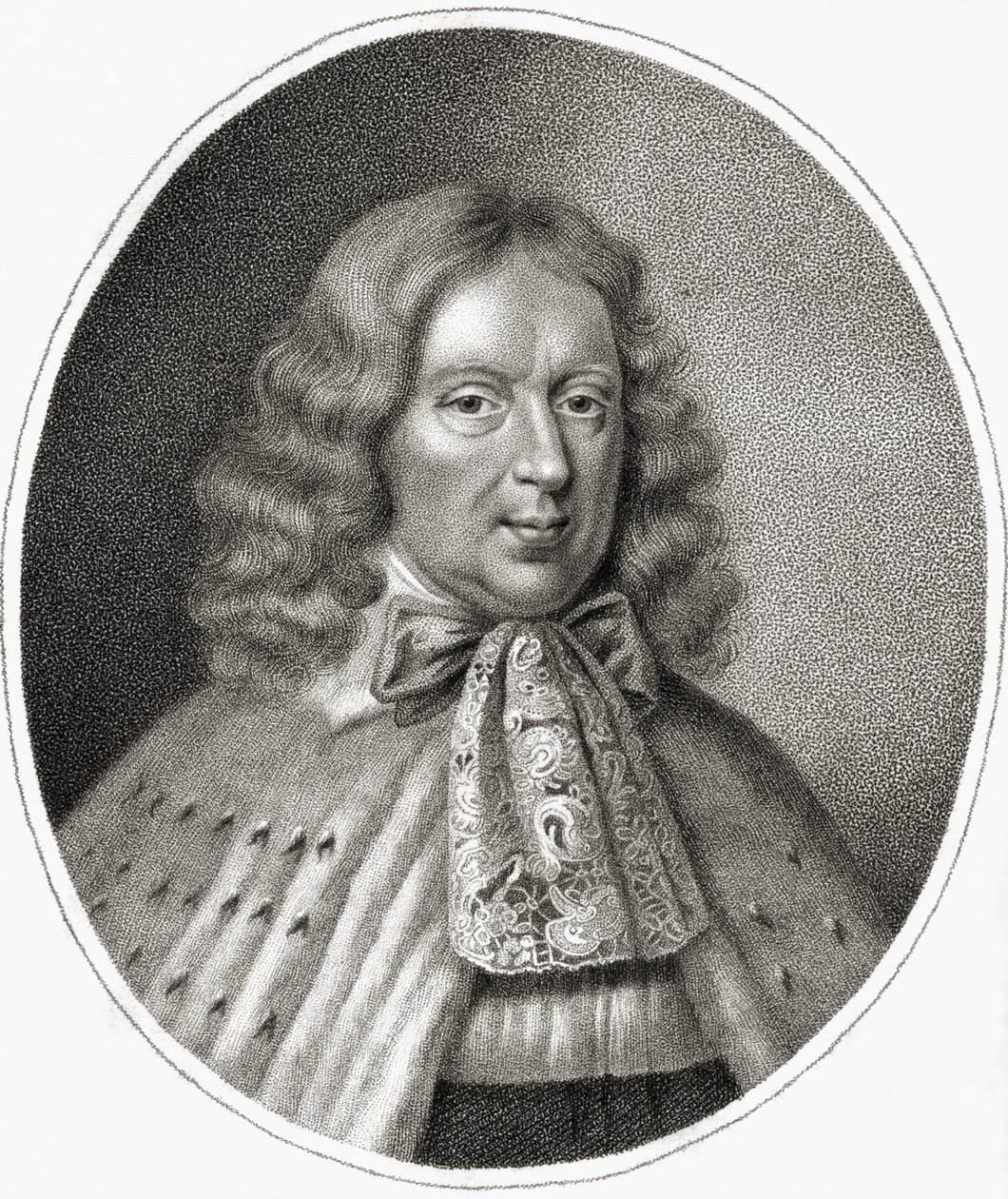 George Berkeley, grabado por Bocquet, ilustración de 
