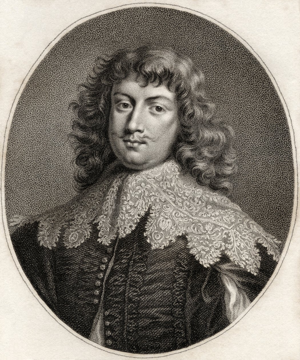 George Digby, grabado por Bocquet, ilustración de 
