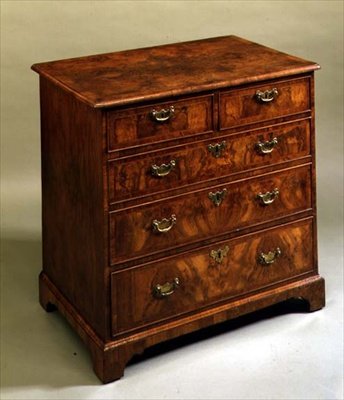 Cómoda de Jorge I con patas de soporte, c.1720 de English School