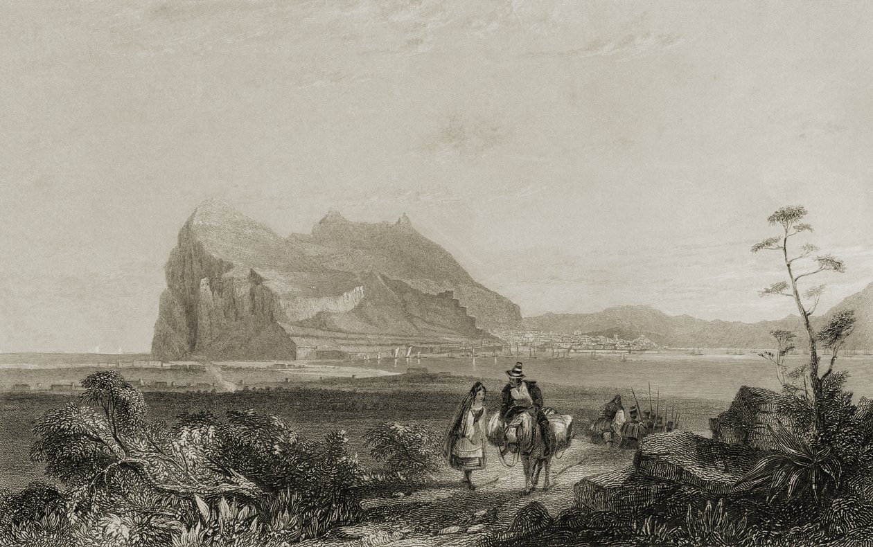 Gibraltar desde la Torre de Señales Inferior de English School