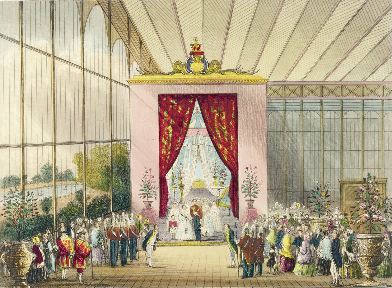Gran Exposición, 1851: El Tocador de Su Majestad, por Chevanne, pub. por Read & Co. de English School