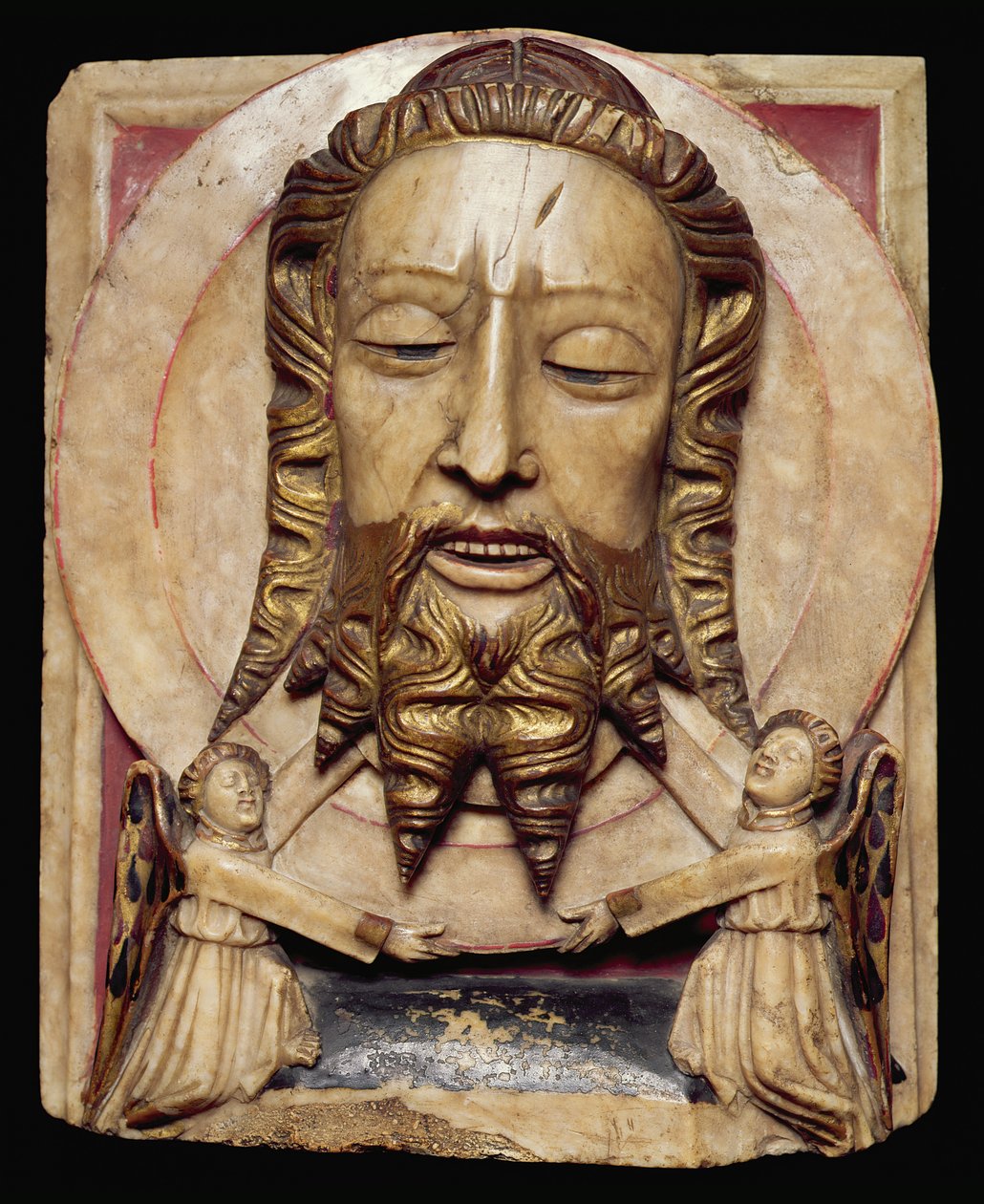 Cabeza de Juan el Bautista en un Plato, Nottingham, c.1450-1500 de English School