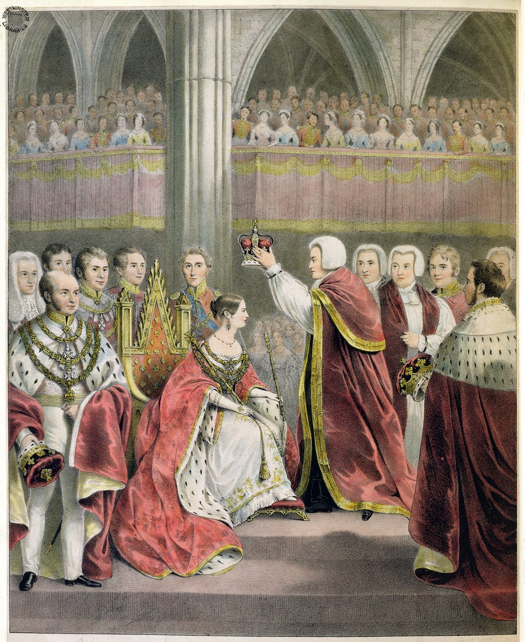 Su Graciosa Majestad la Reina Victoria, Coronada el 28 de junio de 1838 de English School