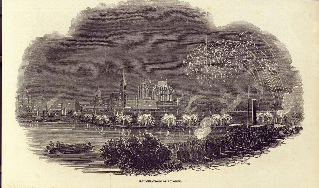 Iluminaciones de Colonia, 23 de agosto de 1845 de English School