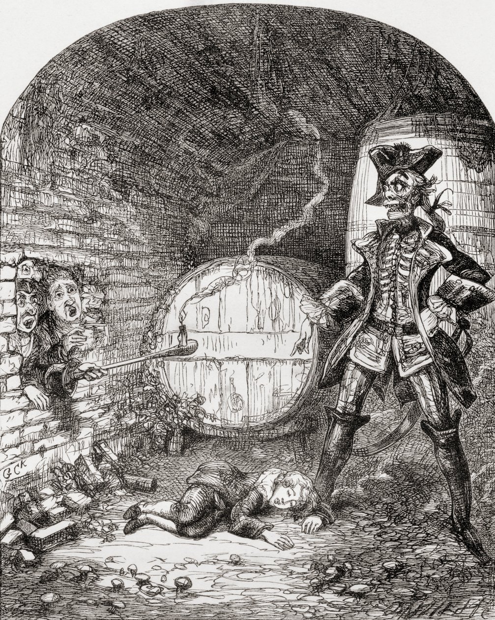 Ilustración después de George Cruikshank para el poema 
