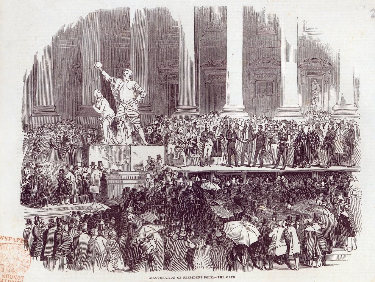 Inauguración del Presidente Polk: El Juramento, de 