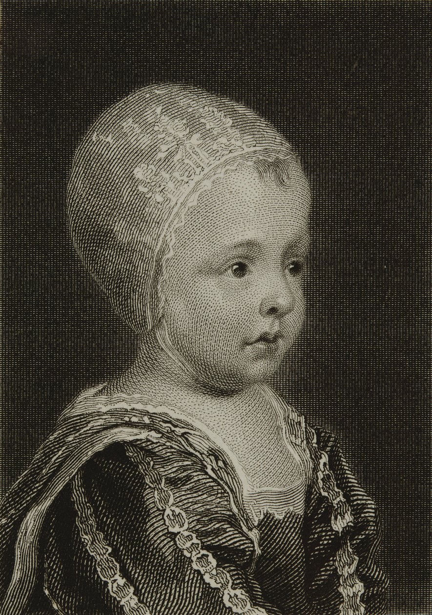 Jacobo II (1633-1701) de niño de English School