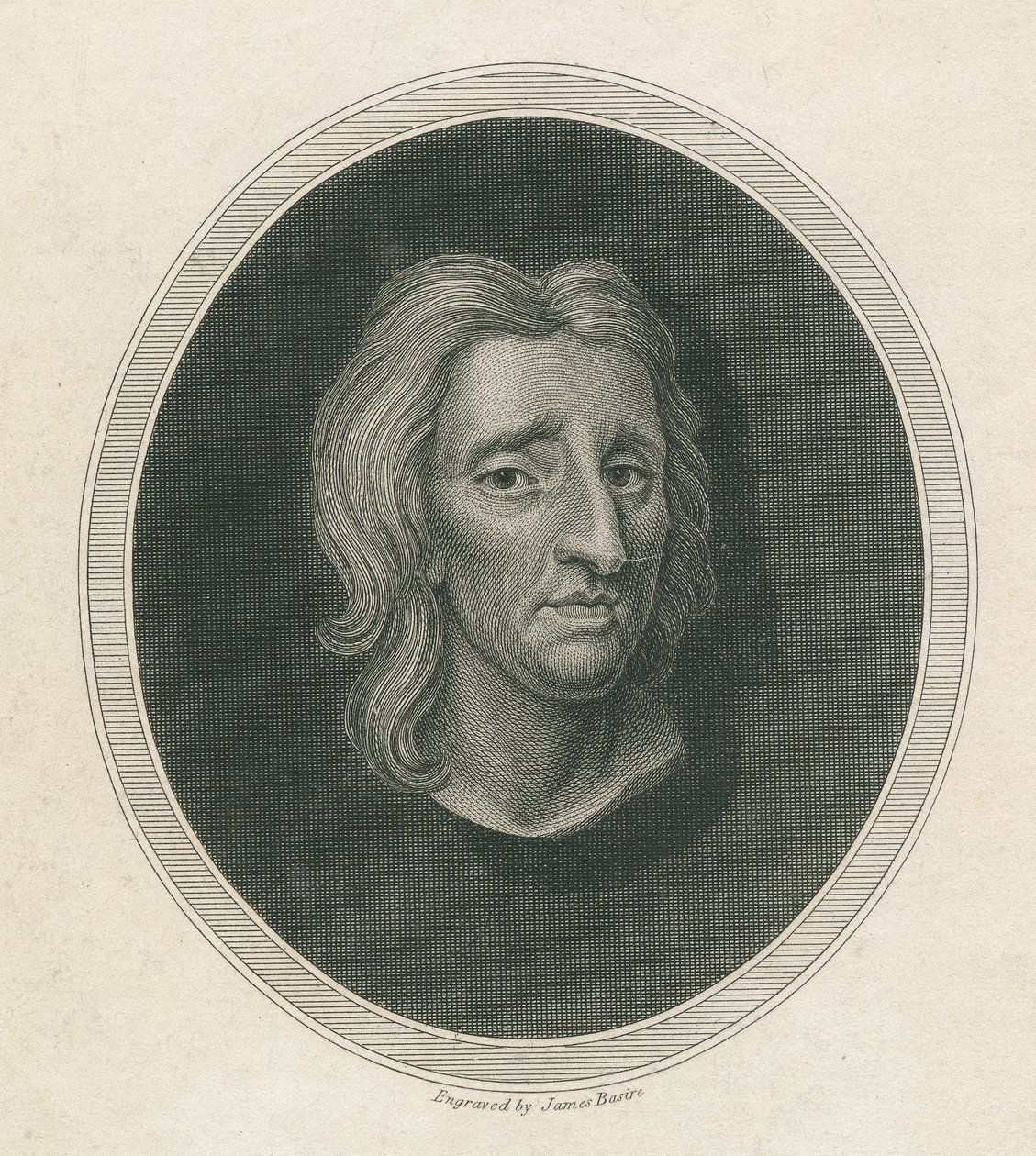 John Locke, grabado por James Basire de English School