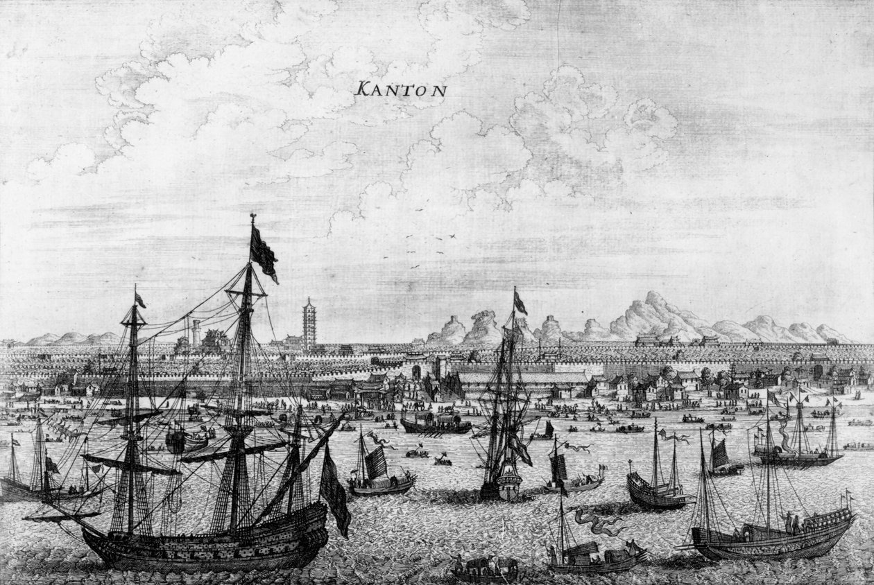 Cantón, China, 1669 de English School
