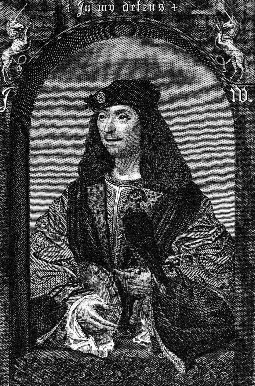 Rey Jacobo IV de Escocia, 1796 de English School