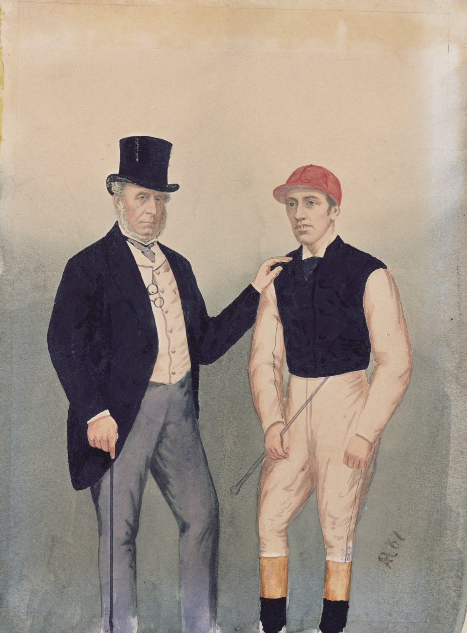 Lord Falmouth y Fred Archer (1857-86) de English School