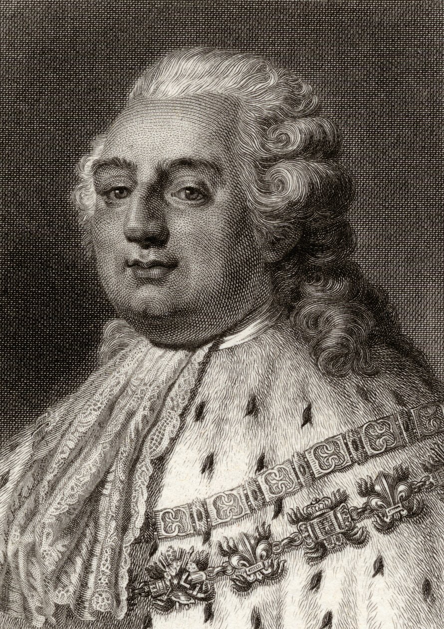 Luis XVI (1754-93) Rey de Francia de English School
