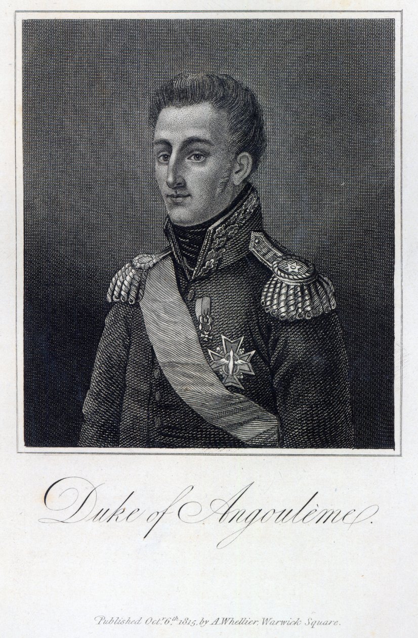 Louis-Antoine de Borbón (1775-1844) Duque de Angulema de English School