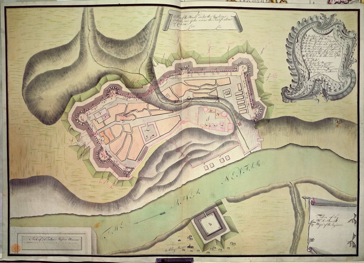 Mapa de Cochin, India de English School