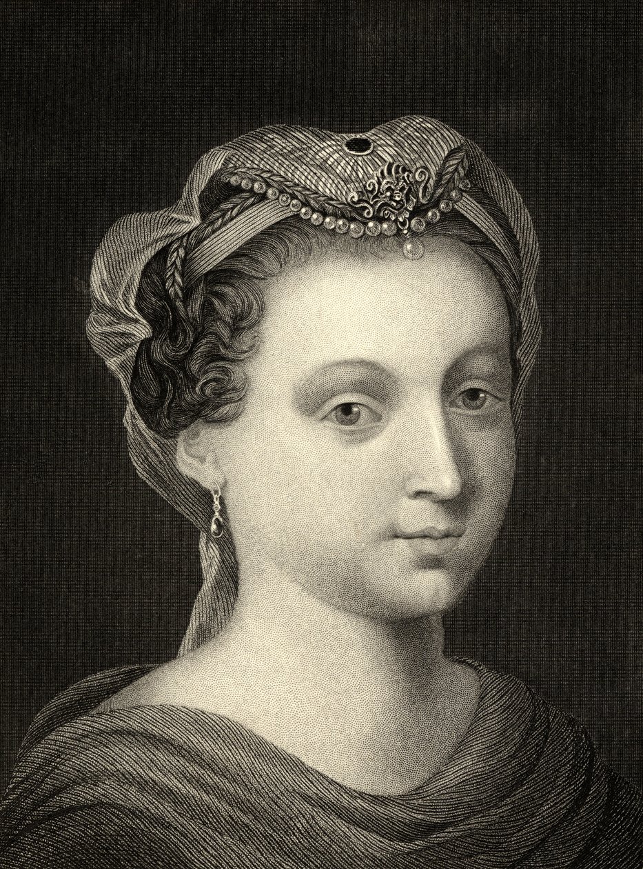 María, Reina de Escocia (1542-87) de English School