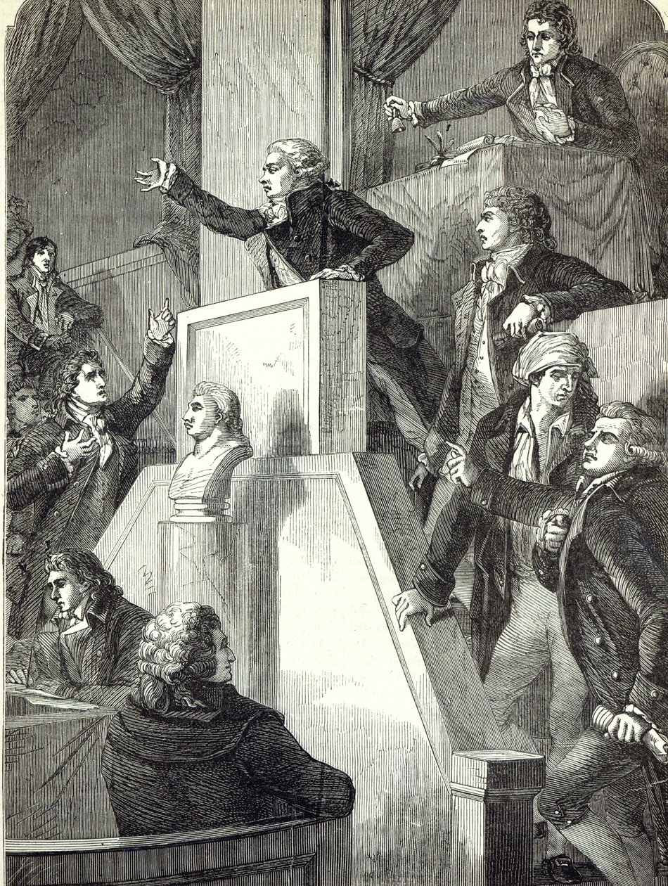 Reunión de la Asamblea Nacional, 1791 de English School