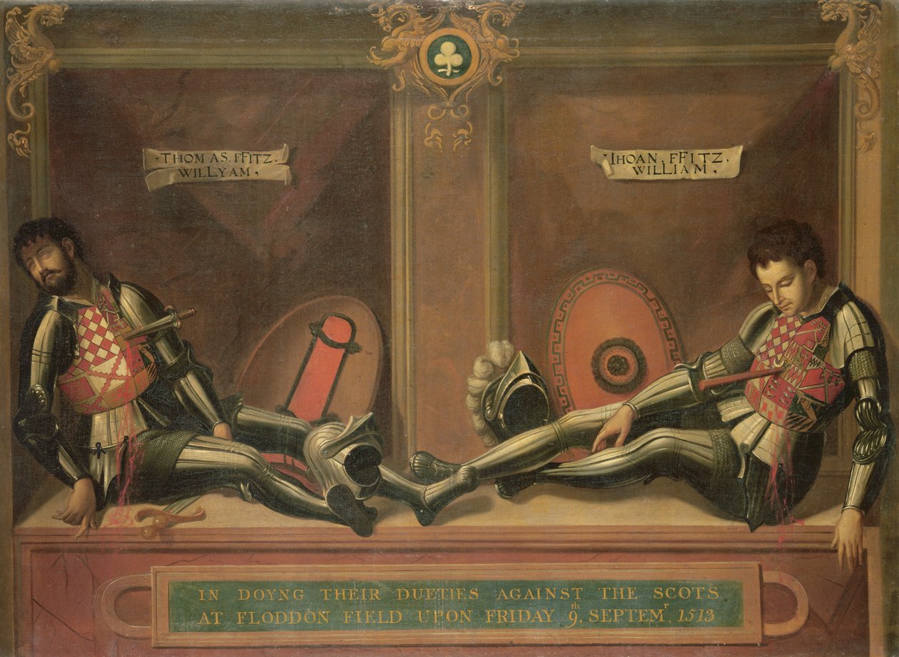 Memorial a John y Thomas Fitzwilliam, hermanos de William, Conde de Southampton de English School