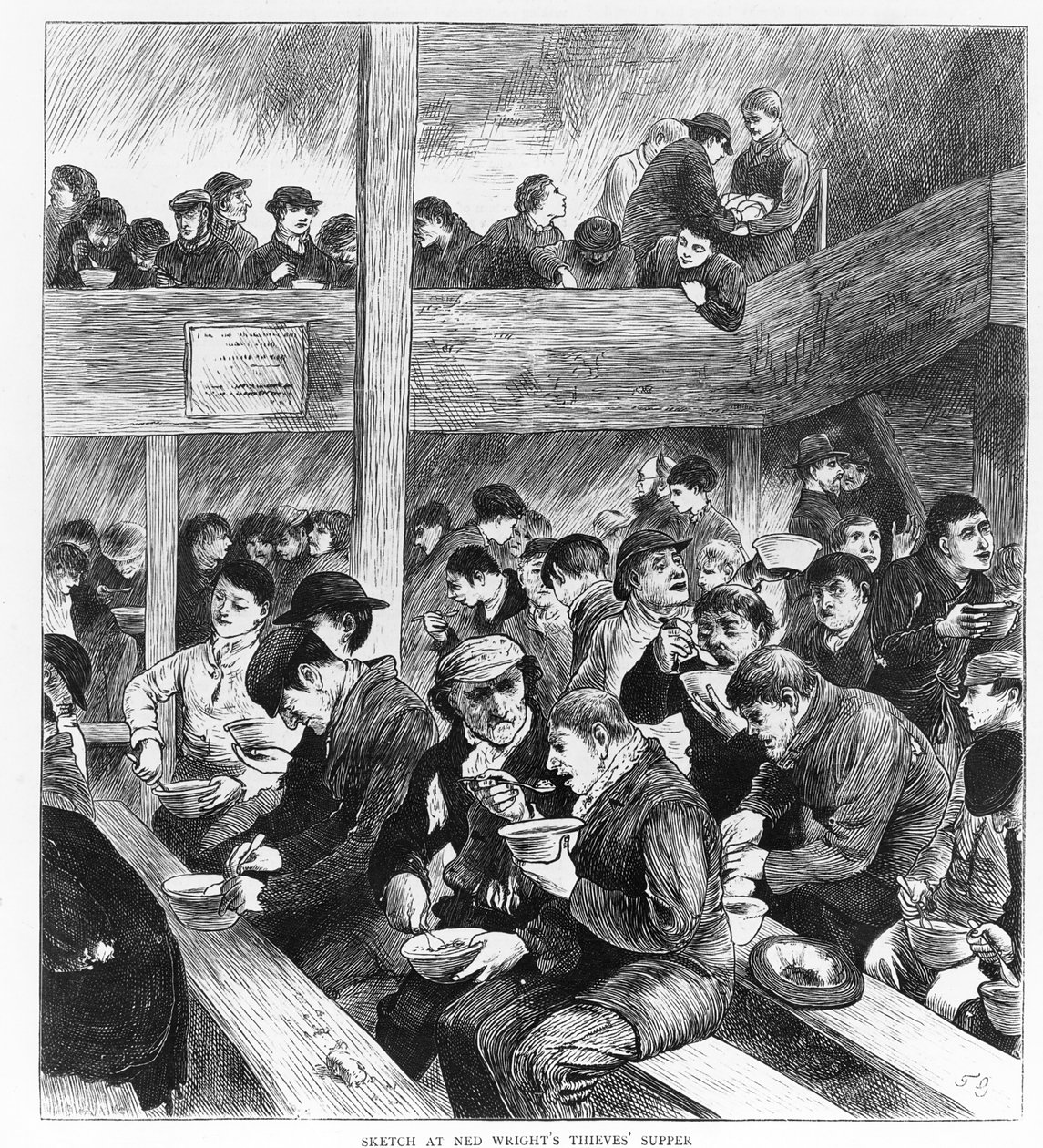 La cena de los ladrones de Ned Wright (publicado en 