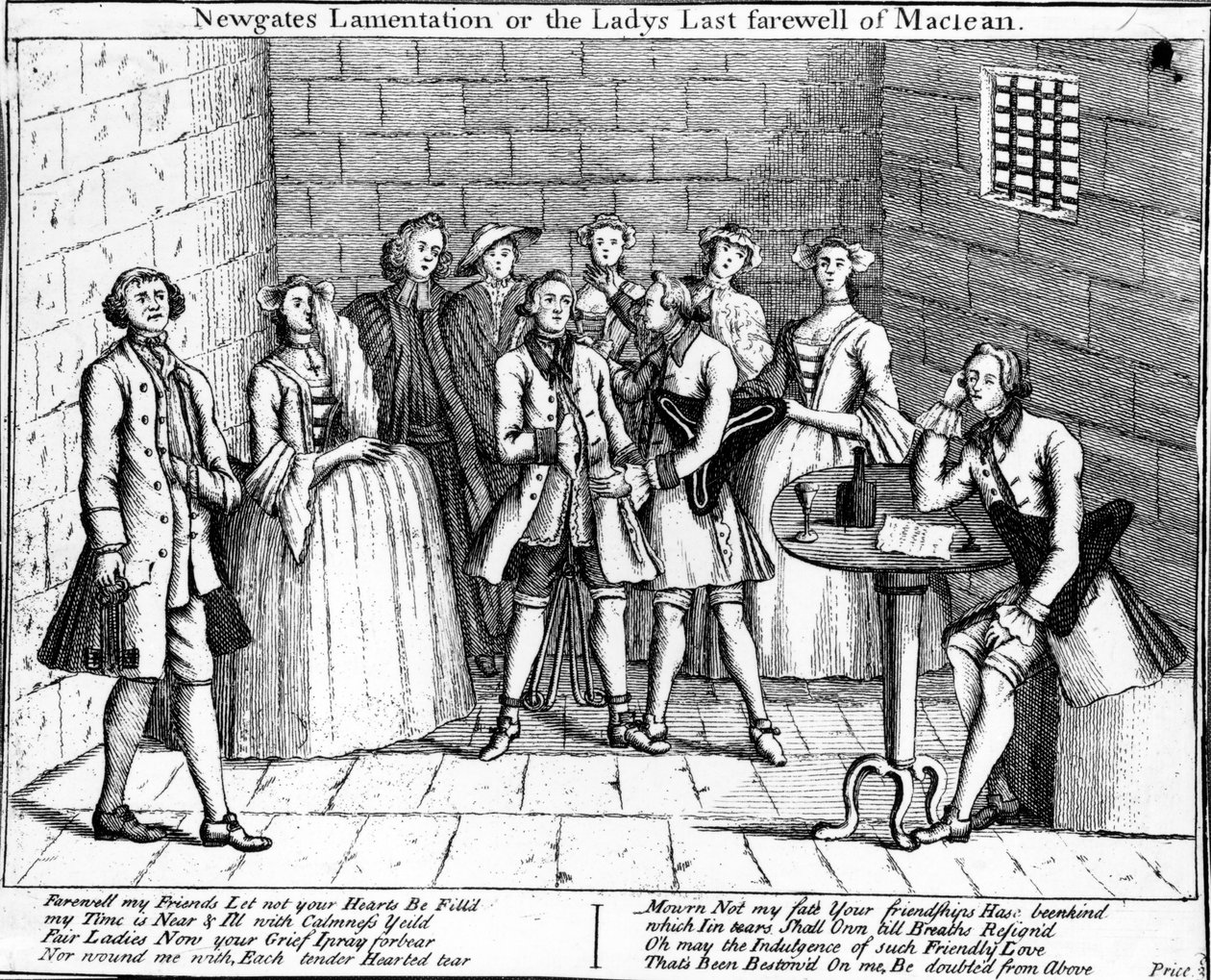Lamentación de Newgate, o la última despedida de Maclean de English School