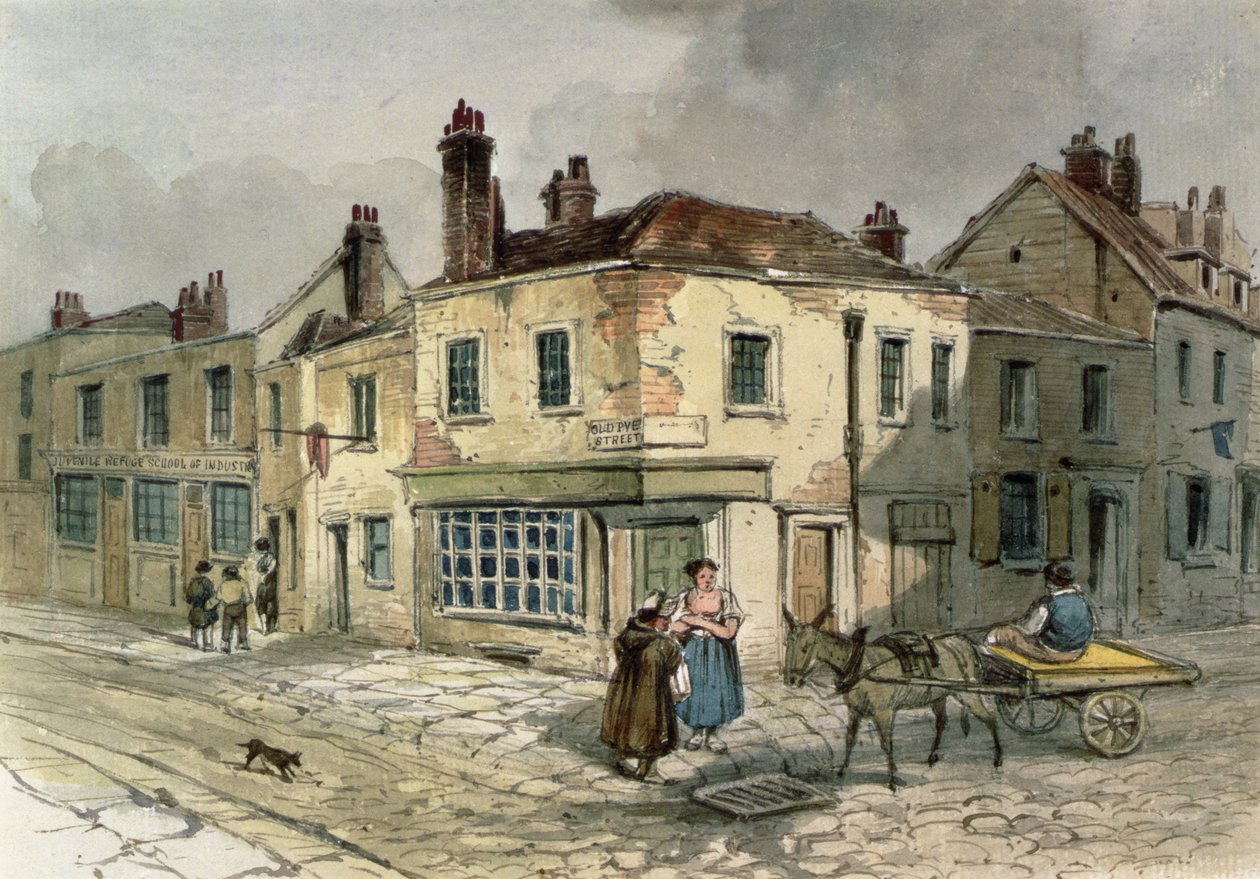 Calle Vieja Pye, Westminster, 1849 de English School