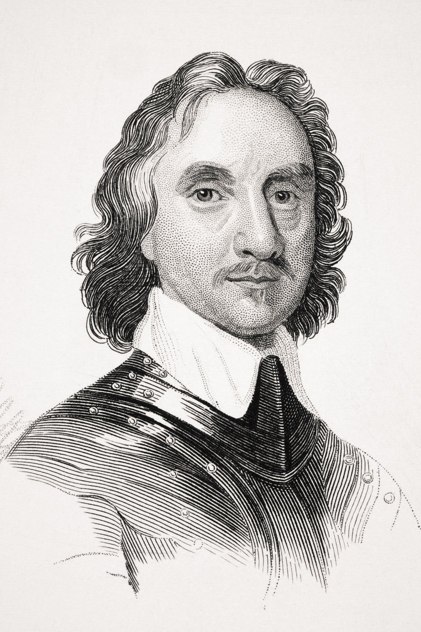 Oliver Cromwell, ilustración de 