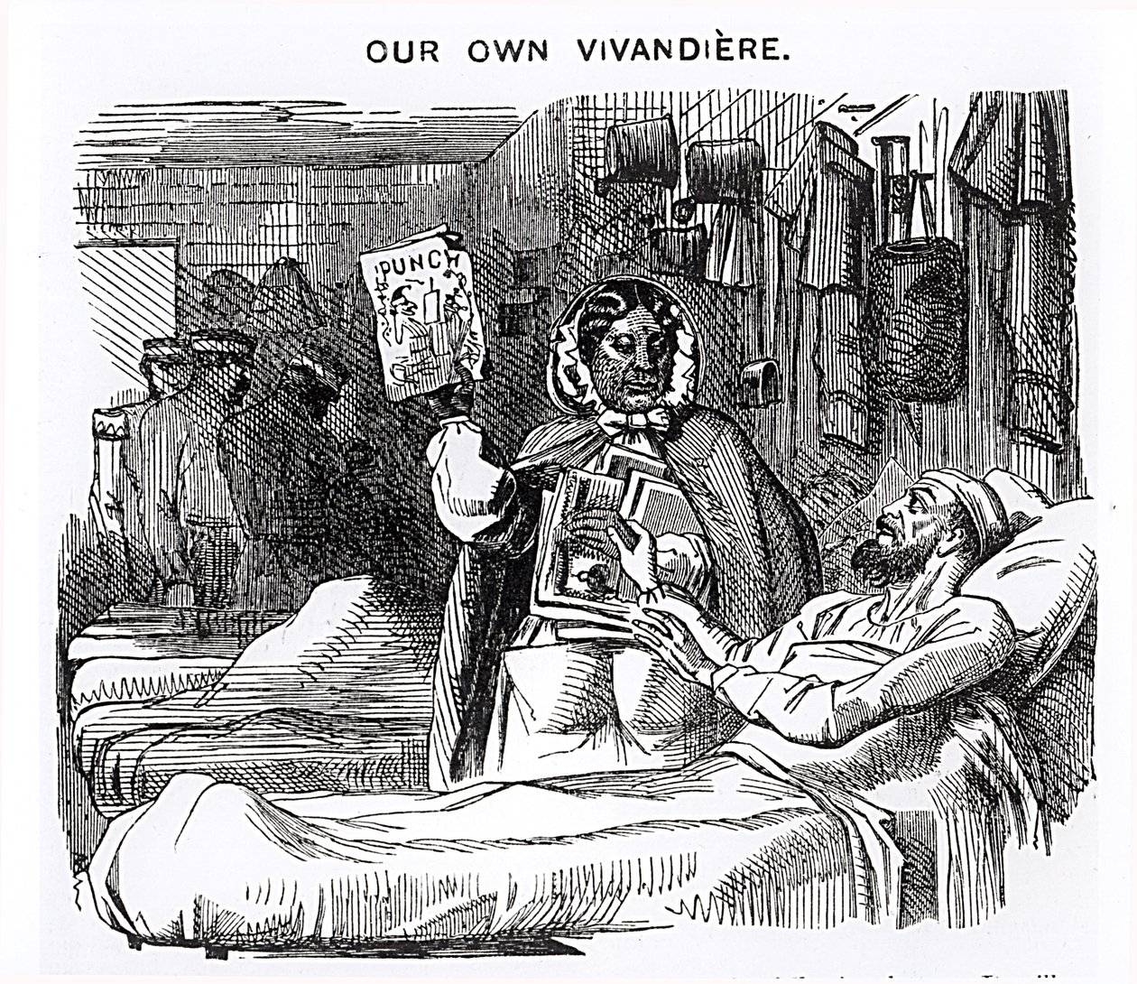 Nuestra Propia Vivandera, Sra. Seacole (1805-81) como se muestra en 