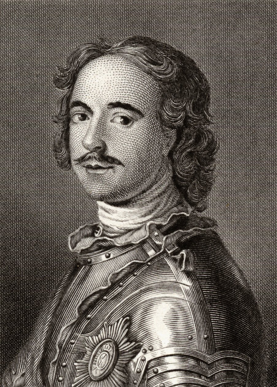 Pedro I (1672-1725) Pedro el Grande, Zar de Rusia de English School