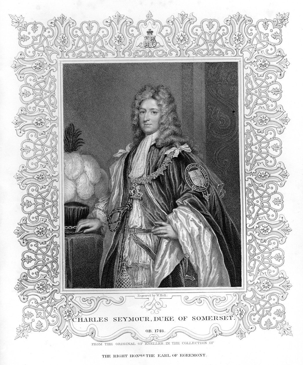 Retrato de Charles Seymour, Duque de Somerset de English School