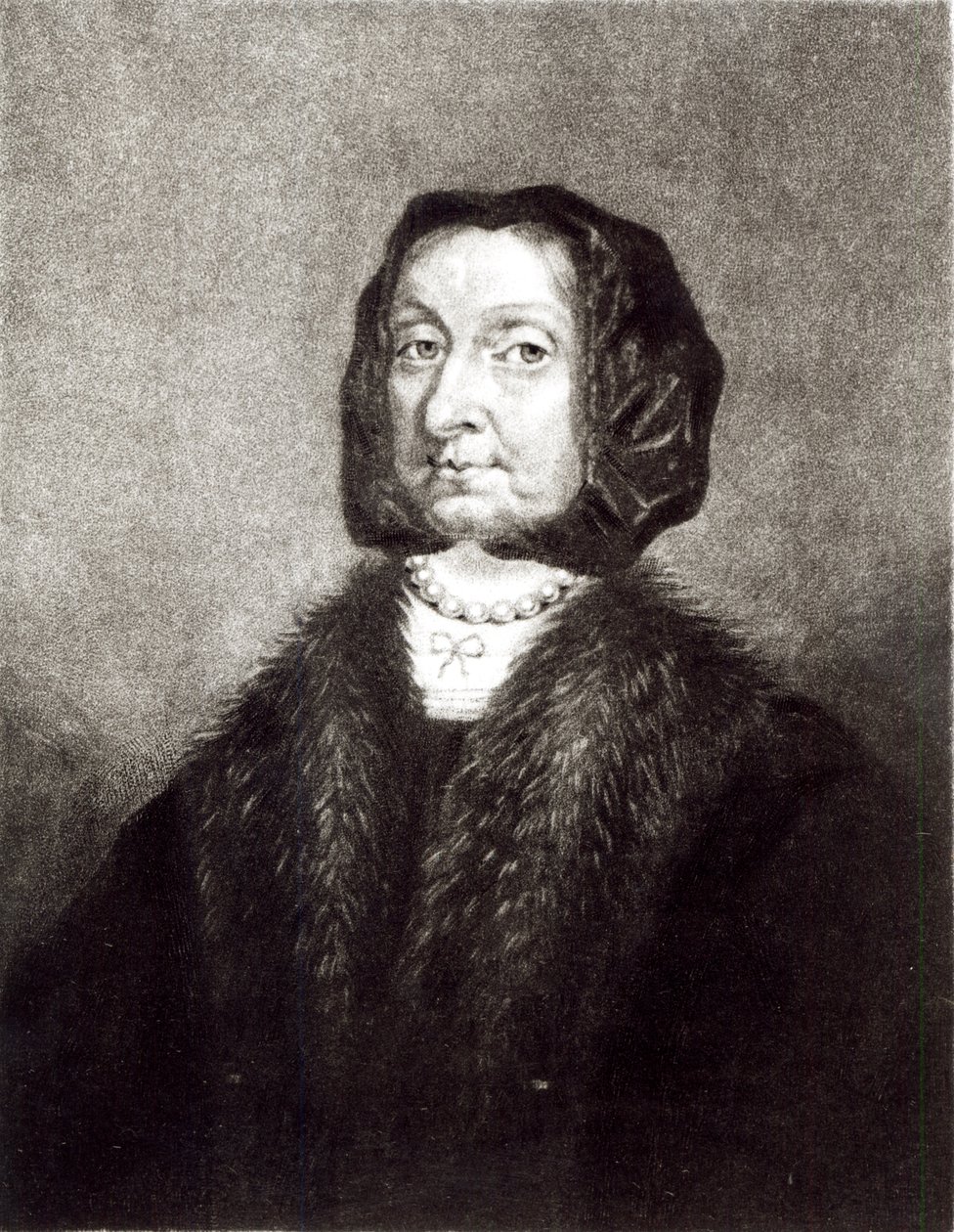 Retrato de Elizabeth Cromwell, grabado por Richard Earlom (1743-1822) y Charles Turner (c.1773-1857) de English School