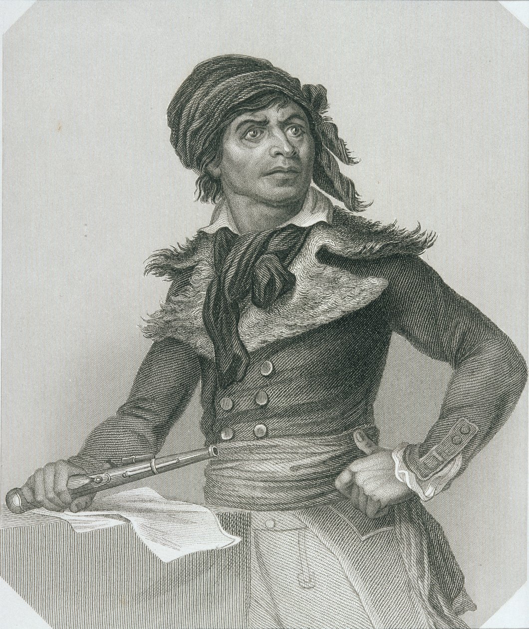 Retrato de Jean-Paul Marat de English School