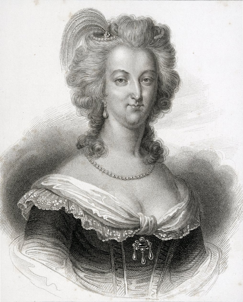 Retrato de María Antonieta (1755-93) de English School