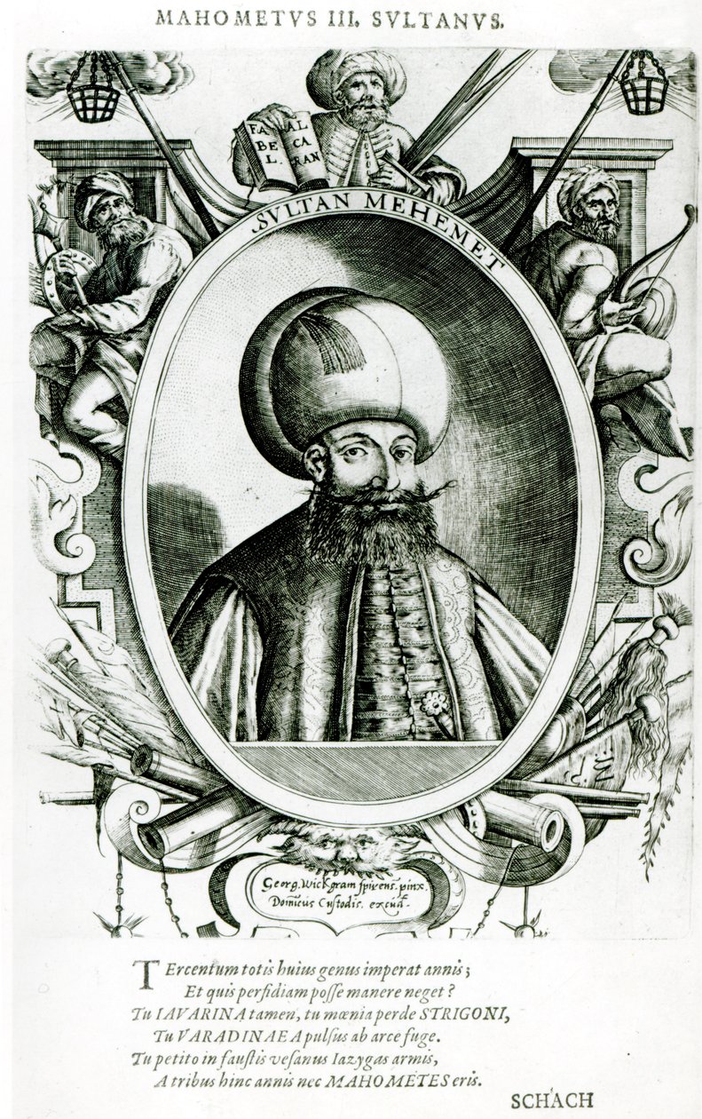Retrato de Mehmet III de English School