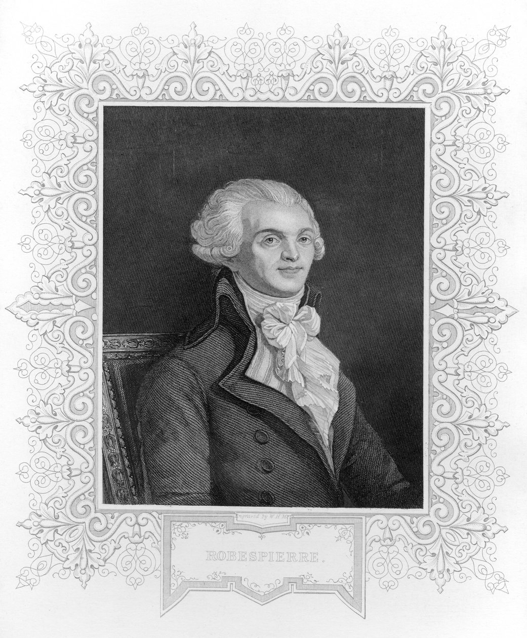 Retrato de Robespierre de English School