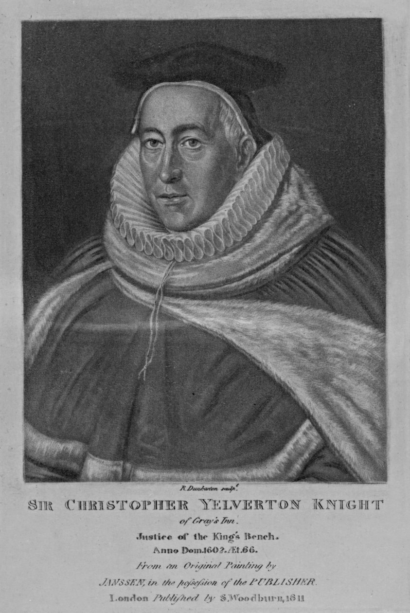 Retrato de Sir Christopher Yelverton, de 