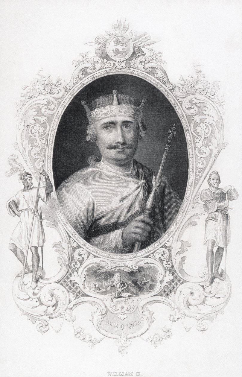 Retrato de Guillermo II (1056-1100) de English School