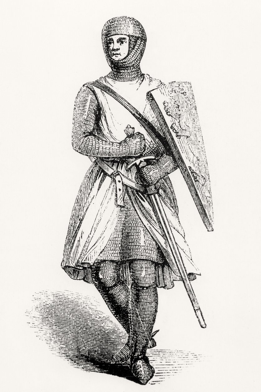 Retrato de William de Longespee, tercer conde de Salisbury (m. 1226) de English School