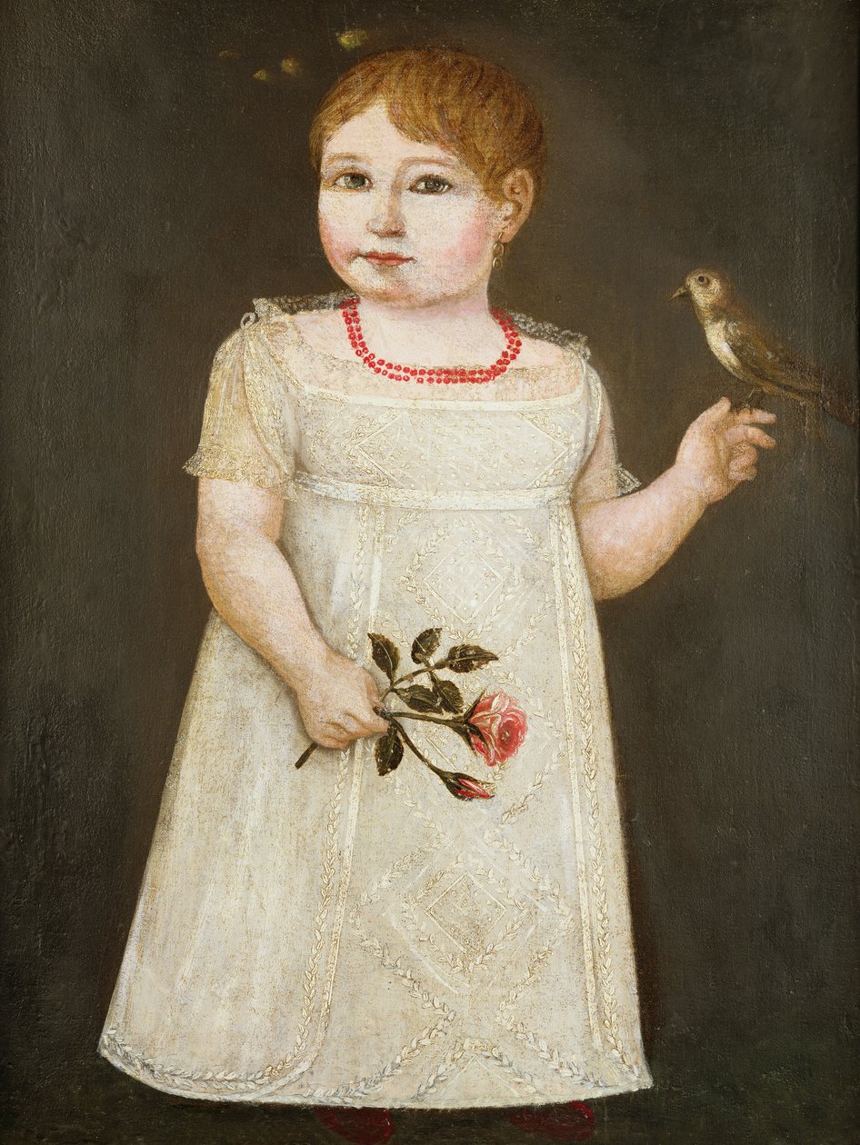 Retrato de una niña pequeña de English School