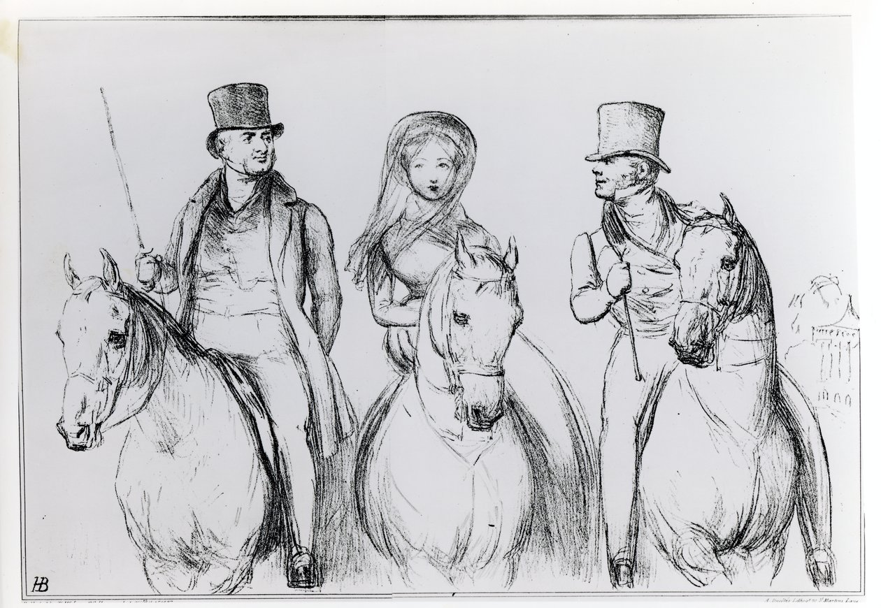 Reina Victoria, Lord Melbourne y Lord Russell de English School