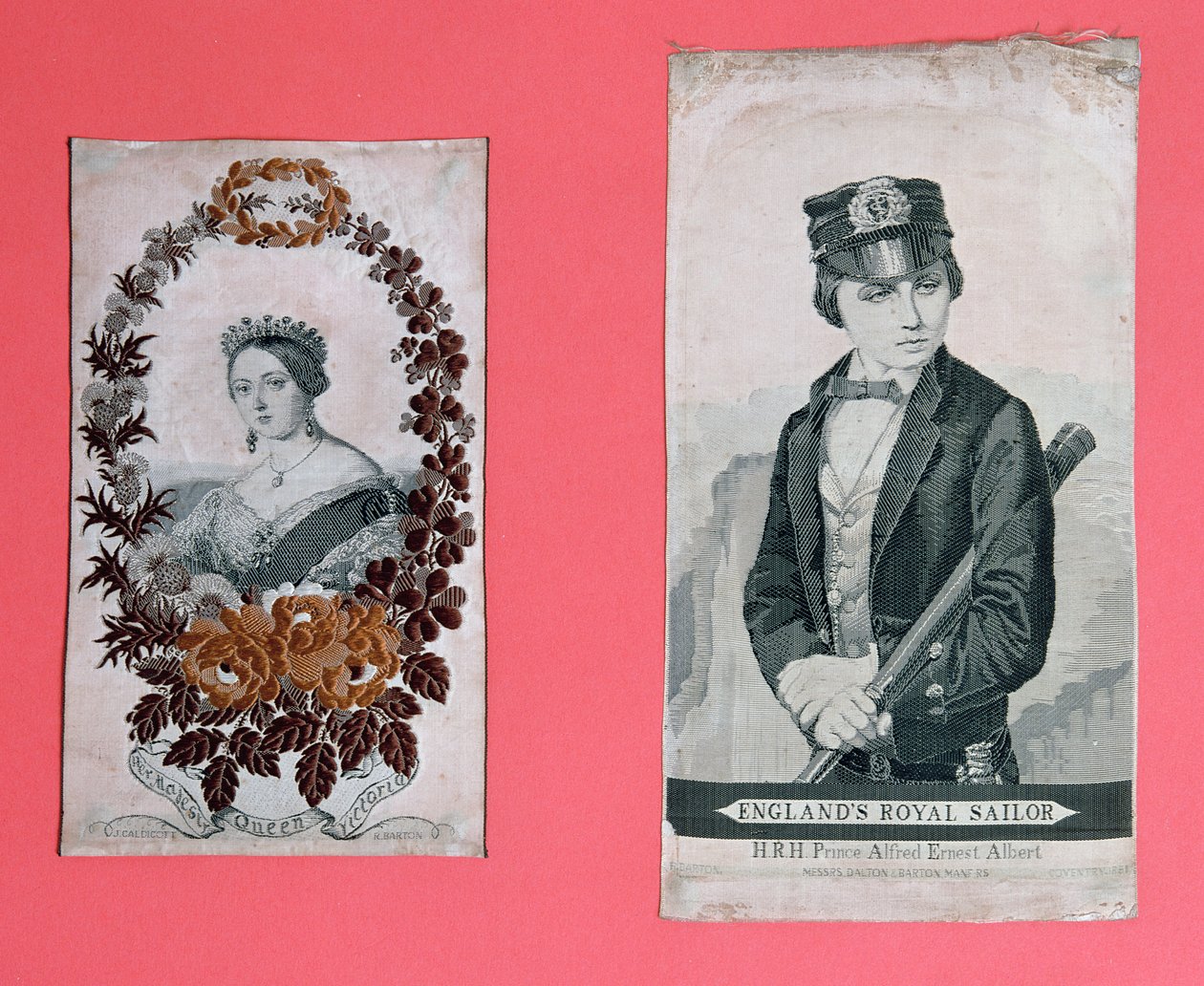 Marcapáginas de la Reina Victoria y el Príncipe Alberto de English School