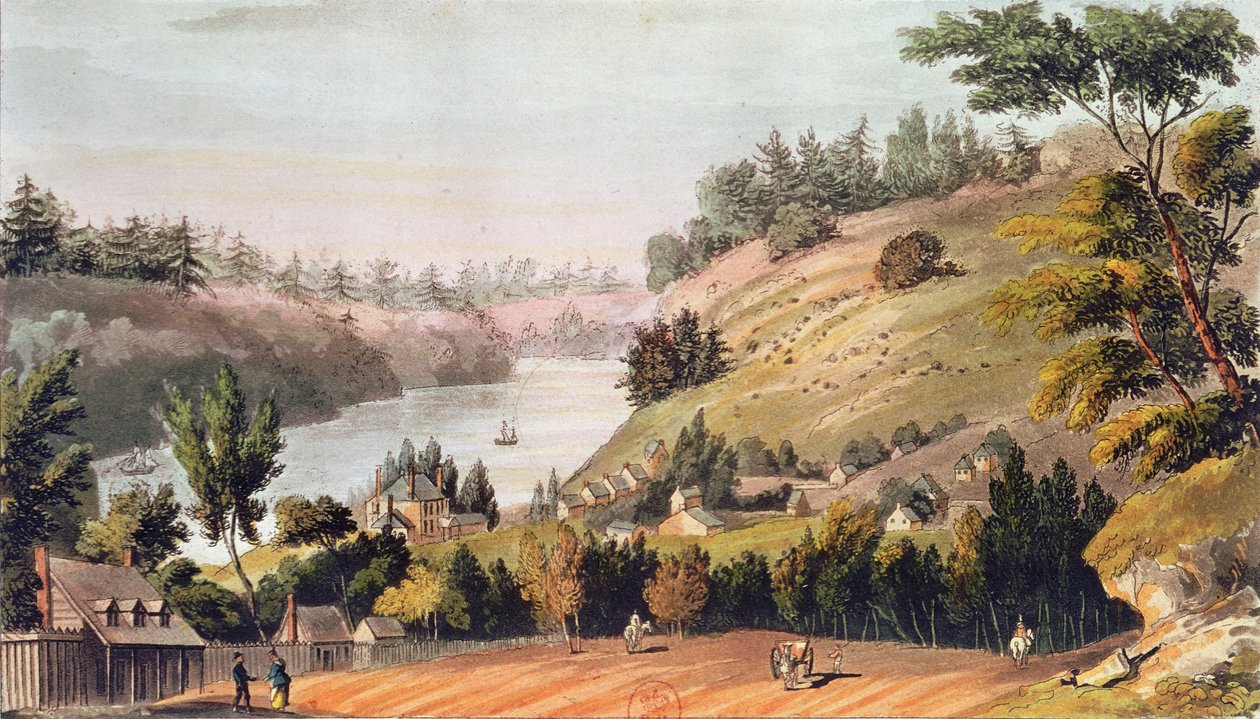 Queenston, en el Desembarco Entre el Lago Ontario y el Lago Erie, de 