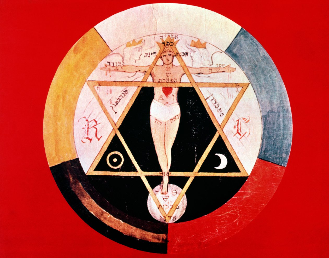 Símbolo rosacruz de la Orden Hermética del Amanecer Dorado de English School