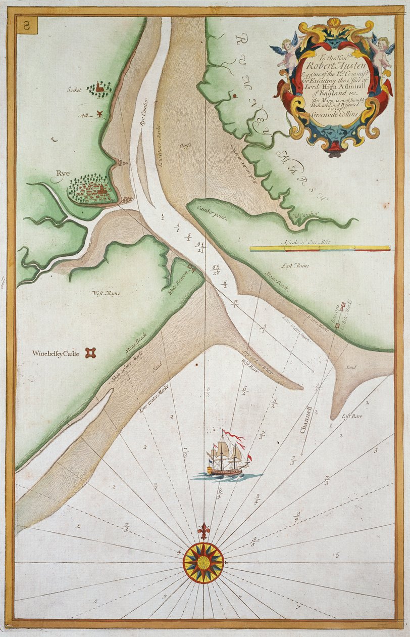 Rye y el castillo de Winchelsea de English School