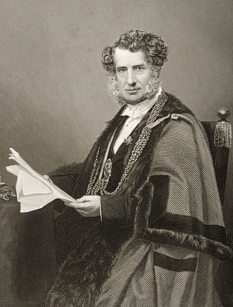 Sir Robert Walter Carden (1801-88) 1er Baronet de English School
