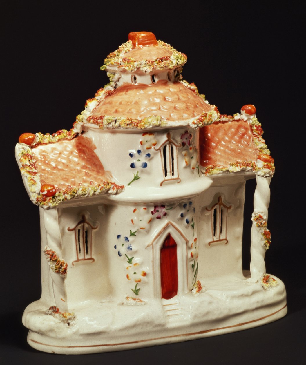 Cabaña de Staffordshire, c. 1860 de English School