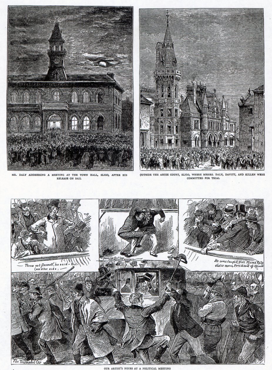 La agitación en Irlanda, ilustraciones de 