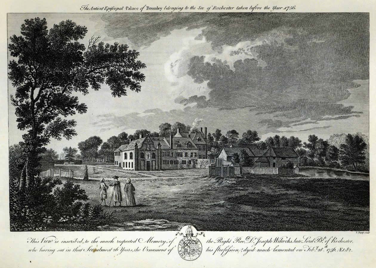 El antiguo palacio episcopal de Bromley de English School