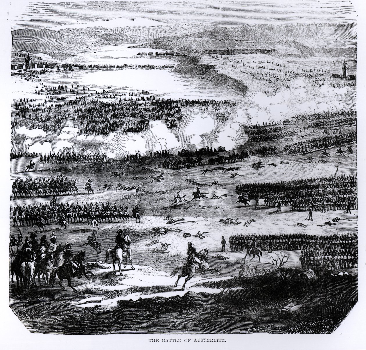 La batalla de Austerlitz, 2 de diciembre de 1805 de English School