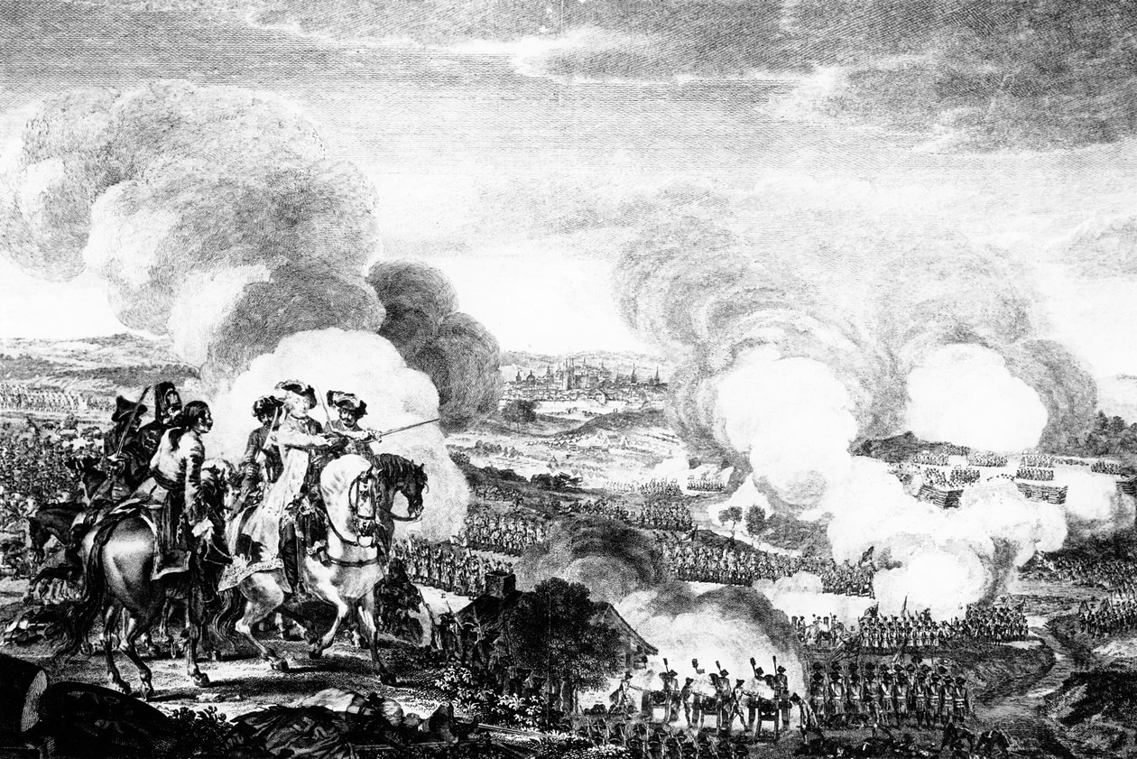 La Batalla de Praga, Luchada el 6 de mayo de 1757 de English School
